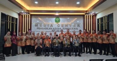 PTA Pontianak Lakukan Pembinaan di PA Sungai Raya: Dorong WBK dan Perlindungan Hak Perempuan-Anak