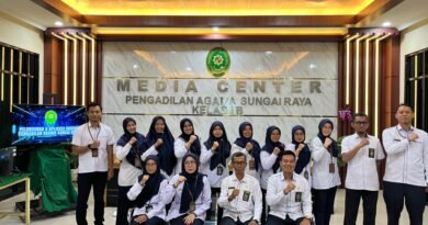 Kejar Predikat WBK, PA Sungai Raya Resmi Luncurkan 5+1 Aplikasi Inovasi Pelayanan Publik Guna Tingkatkan Transparansi dan Layanan. Kejar Predikat WBK, PA Sungai Raya Resmi Luncurkan 5+1 Aplikasi Inovasi Pelayanan Publik Guna Tingkatkan Transparansi dan Layanan.